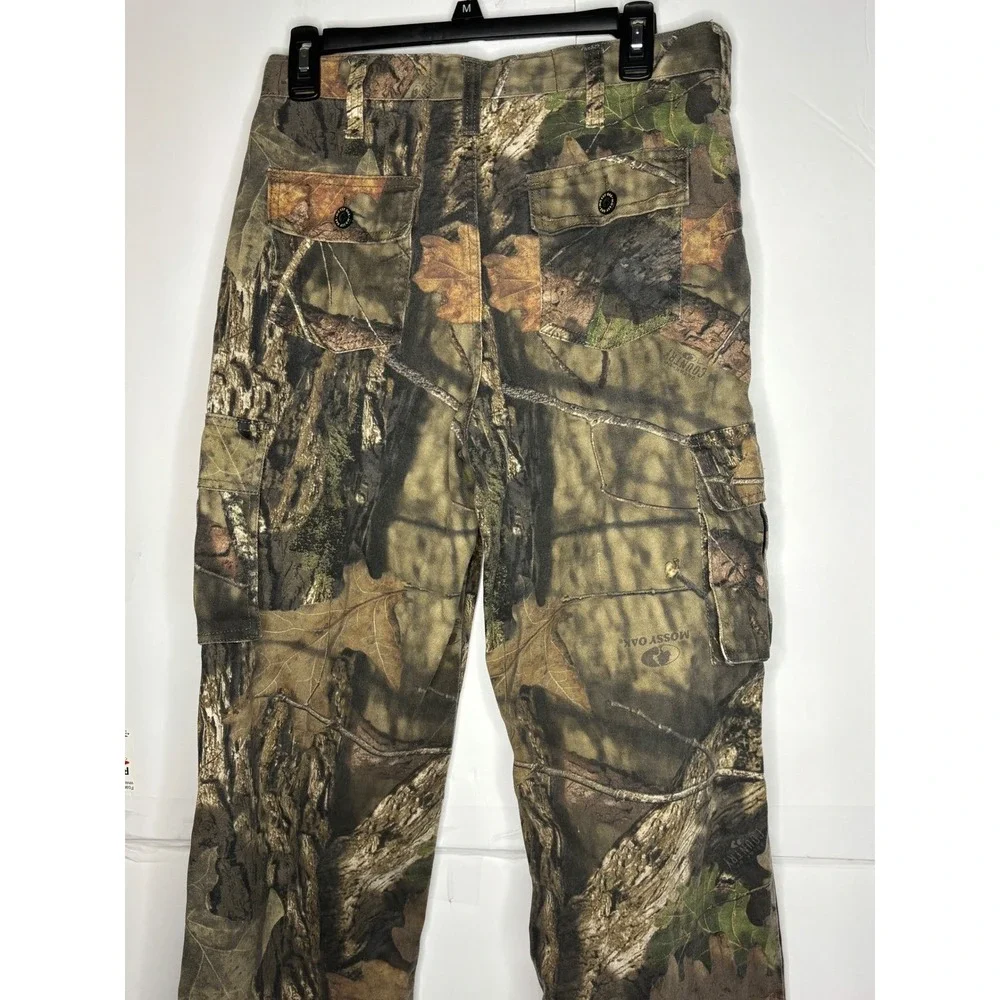 Mossy‎ Oak Kids Camo Cargo Pants Outdoor Hunting Fishing Size XXL